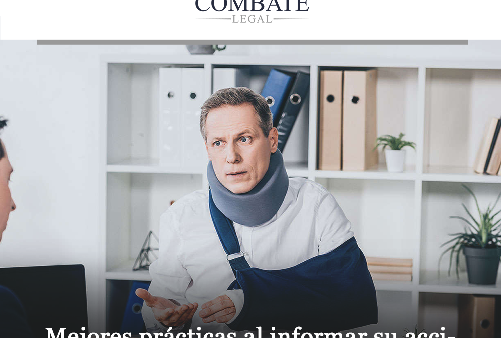 Mejores prácticas al informar su accidente a su compañía de seguros